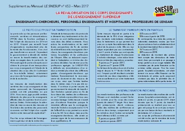 Projet PPCR pour les enseignant.e.s-chercheur.e.s : grilles de carrières et calendrier