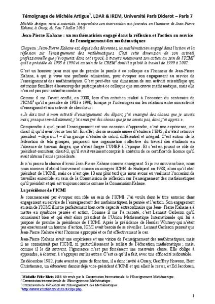 Décès de Jean-Pierre Kahane : hommages et témoignages