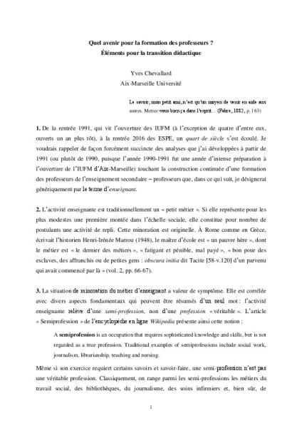 État généraux de la FDE : contributions