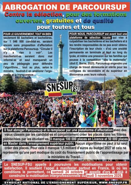 TRACT PARCOURSUP octobre 2026